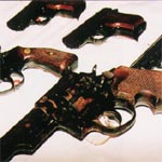 Picture:Firearms found on board a ship