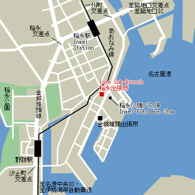 Map of Inae Sub-Branch Customs