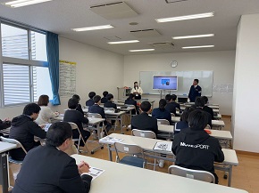 薬物乱用防止教室の様子