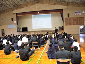 薬物乱用防止教室の様子