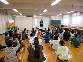 薬物乱用防止教室の様子