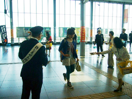 清水「薬物及び銃器取締強化期間」キャンペーンの様子