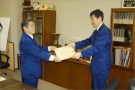 鳥羽商工会議所顧問 中村氏を名誉署長(伊勢志摩地区)に再委嘱