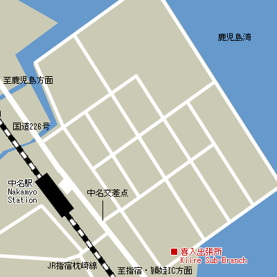 Map of Kiire Sub-Branch Customs