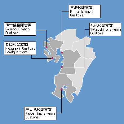 説明: 説明: Map of Nagasaki Customs