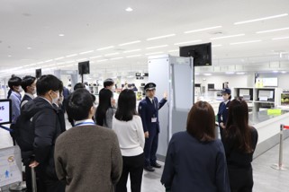 検査見学の様子