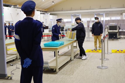 テロ対策訓練の様子A