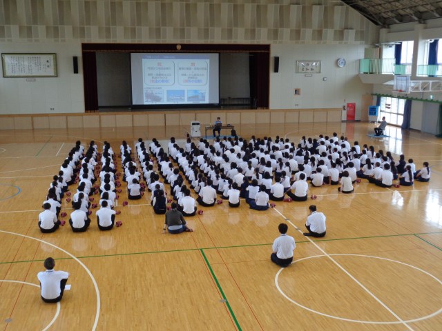 薬物乱用防止教室の様子A