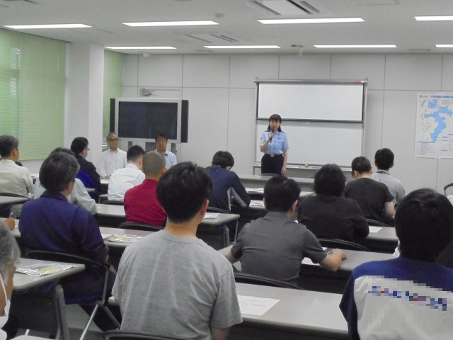 A田野浦地区通関事務連絡会を行っている様子
