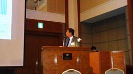 平成27年１月21日（水）河上名古屋税関長、豊橋地区懇談会において講演を実施