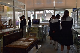 平成28年１月14日（木）名古屋税関、名古屋市立一柳中学校生徒の訪問を受入れ