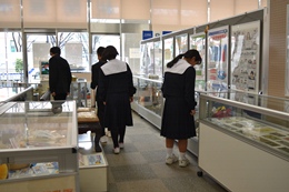 平成28年１月20日（水）名古屋税関、名古屋市立久方中学校生徒の訪問を受入れ