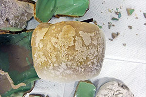 陶器から取り出した内容物@ 陶器から取り出した内容物@