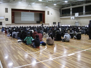 薬物乱用防止講演会の様子