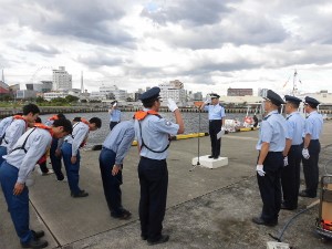 2019海難救助訓練2 監視部長による講評