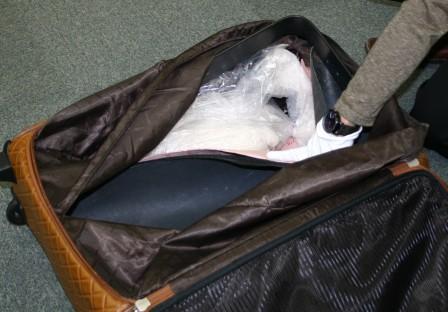 覚せい剤の隠匿状況