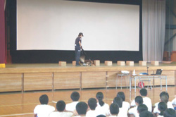 壬生中学校にて薬物乱用防止教室を開催�A(2018年6月)