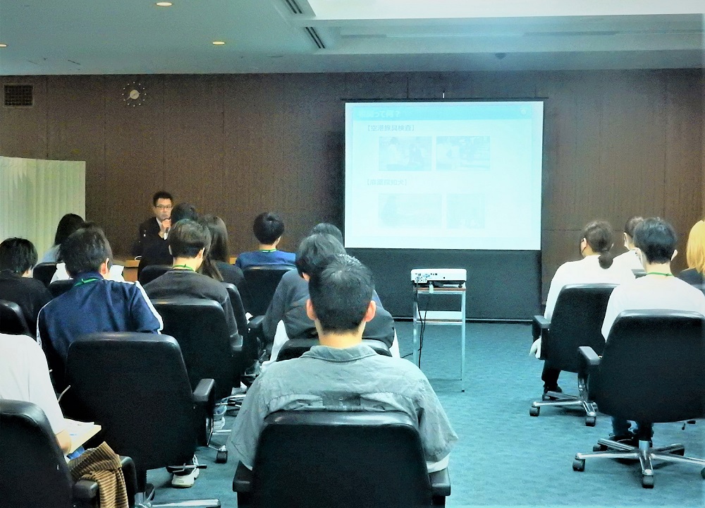 追手門大学に対する講義の様子