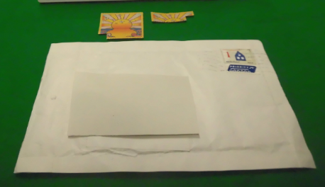 犯則物件と郵便物の外装