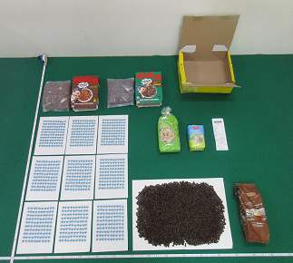 郵便物の全体を撮影