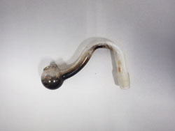 覚醒剤の付着していたガラス製パイプ @覚醒剤の付着していたガラス製パイプ