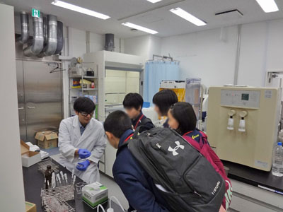 分析室の様子 分析室の様子