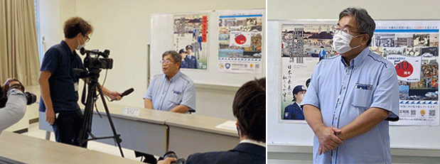 記者会見の様子 記者会見の様子