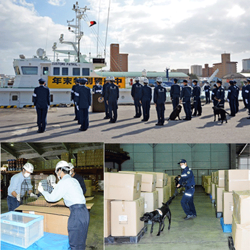 年末特別警戒出陣式の様子