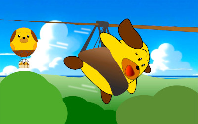 7月分管内貿易発表(ジップラインを楽しむカスタム君) 7月分管内貿易発表(ジップラインを楽しむカスタム君)