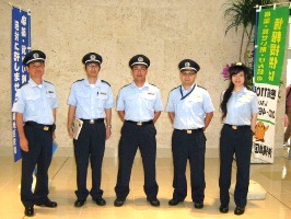 薬物及び銃器取締強化期間キャンペーン(石垣空港国内線旅客ターミナル)