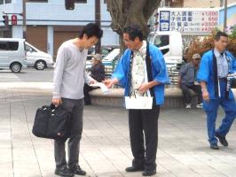 薬物及び銃器取締強化期間キャンペーン(沖縄市ミュージックタウン音市場)