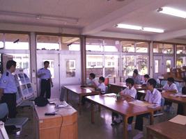 税関教室の様子1 税関教室の様子1