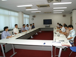 業務説明及び意見交換の様子2 業務説明及び意見交換の様子2