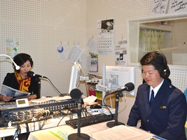 ラジオ出演の様子1 ラジオ出演の様子1