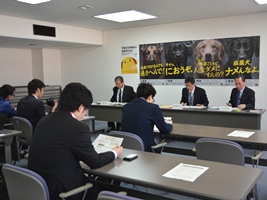 記者会見の様子1 記者会見の様子1