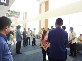 沖縄県警職員へ業務見学実施2 沖縄県警職員へ業務見学実施2