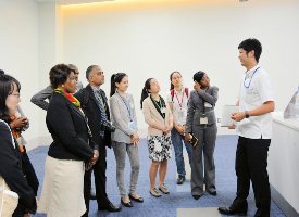 那覇空港税関支署を訪問するGRIPS 那覇空港税関支署を訪問するGRIPS