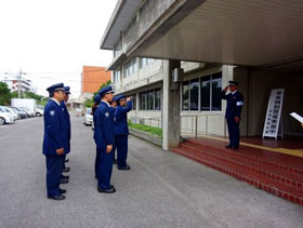 出陣式の様子 出陣式の様子