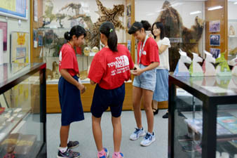 広報展示室での様子 広報展示室での様子