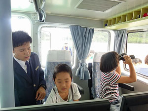 監視艇での様子 監視艇での様子