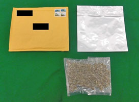 郵便物外装及び内容物 郵便物外装及び内容物