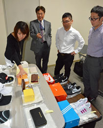 差し止めたコピー商品を説明