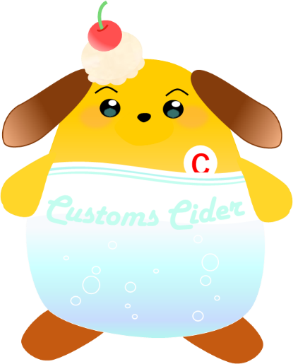 大阪税関 2021年(令和3年)8月分の近畿圏貿易統計(速報)、特集「清涼飲料水の輸出」を発表 カスタム君イラスト2