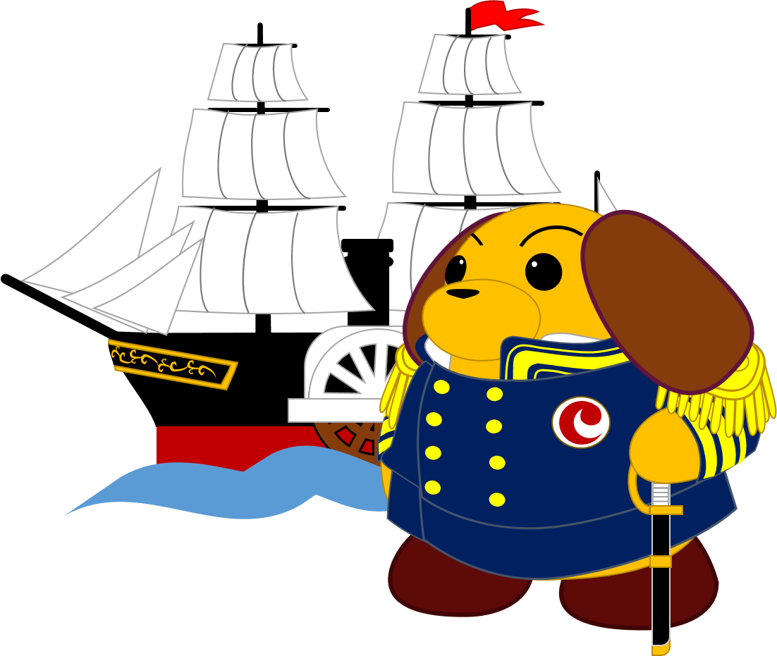 ペリーカスタム君(神奈川県のご当地カスタム君)